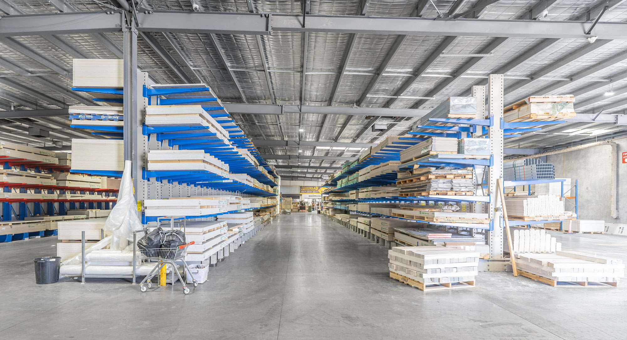 Archiclad Thomastown Indoor Cantilever Racking System