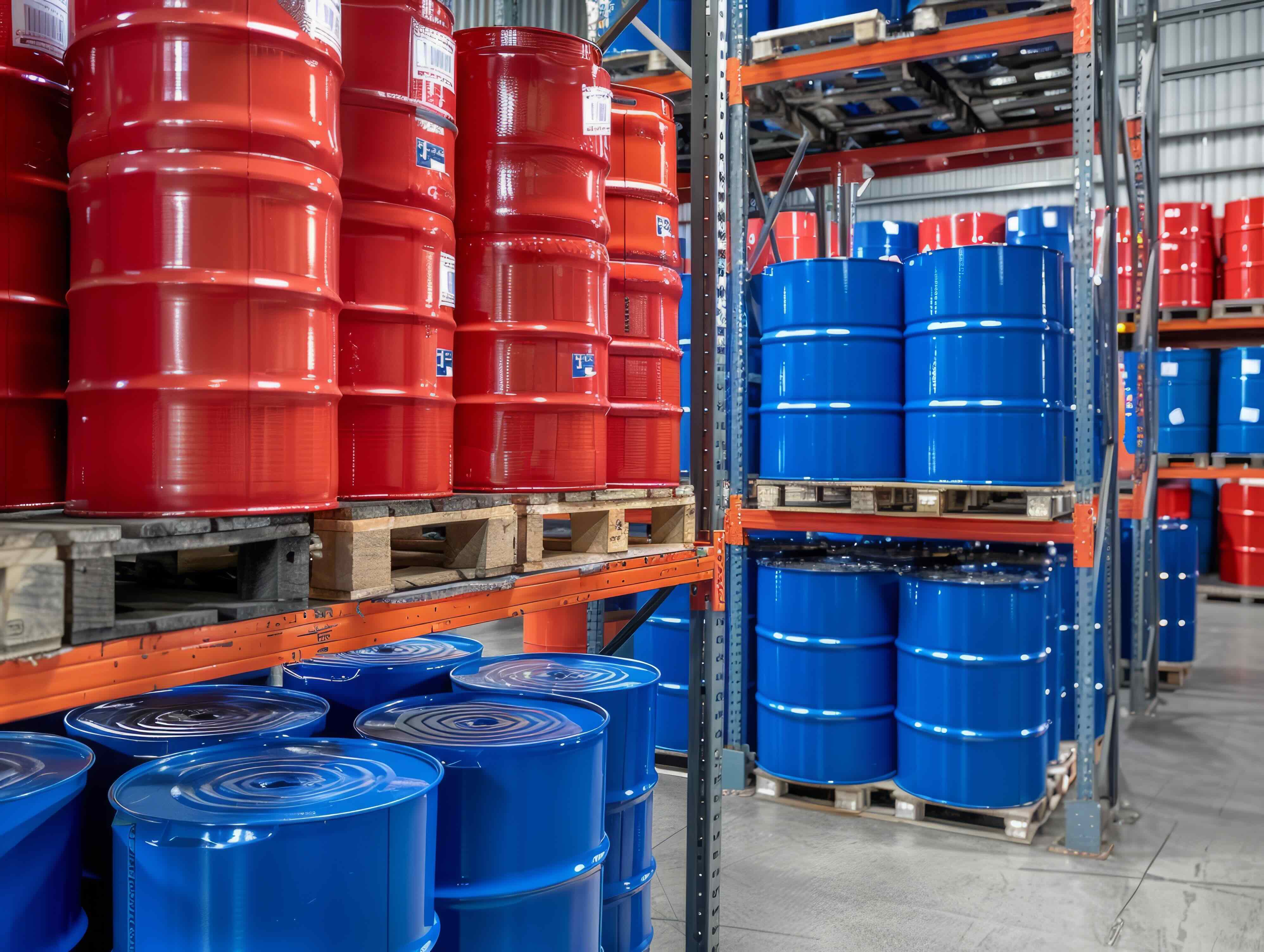 Chemical barrel racking